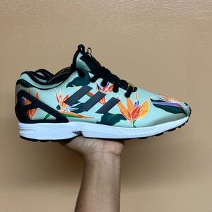 adidas gazelle silver green womens Adidas Original ZX FLUX TR Men’s main image 0